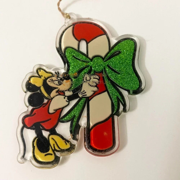 Vintage Lot of 4 Mickey  Minnie Mouse Disney Plastic Sun Catchers Ornaments - Picture 13 of 15